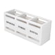 thumbnail image 4 of Organizador de cubiertos con 3 ranuras para cubiertos Blanco, 4 of 9