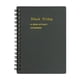 thumbnail image 2 of Cuaderno De Espiral A6, Diseo Elegante, Grueso Y Extra Grueso Para Estudiantes, Apertura Lateral, 160 Pginas, Negro, Para Tomar Apuntes En Clase, Para Tareas Escolares, Para Clases., Ukhbmc, 2 of 8