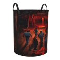 thumbnail image 2 of Cesta de almacenamiento grande Stranger Things, cesto para ropa sucia, baño, decoración del hogar, cesto de almacenamiento redondo plegable, cesto para ropa para niños y niñas, cajas, ropa S, 2 of 8