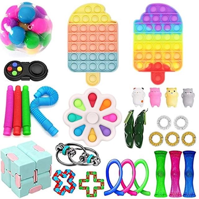 Juguete sensorial Push Bubble Fidget para aliviar el estrés del autismo