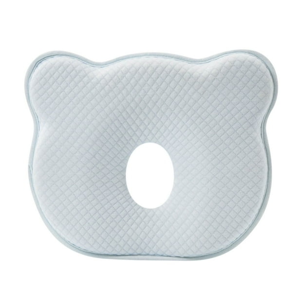 Yhmxh Soporte para el cuello, ropa de cama de algodón transpirable con malla 3D para moisés, reposacabezas para cochecitos de bebés y niños pequeños.