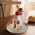 thumbnail image 6 of Misright Premium Round Leather Jewelry Tray With Gold Trim For Elegant Home Display, 6 of 13