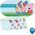 thumbnail image 2 of Peppa Pig Birthday Party Supplies Bundle with Peppa Pig Plates and Peppa Pig Napkins Pack for 16, 2 of 5