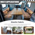 thumbnail image 7 of Pzuqiu RV Dinette Cushion Covers Stretchable Loveseat Sofa Furniture Protector Elastic Camper Cushion Slipcoversfor RV Camper Car Bench, Aztec Eagle, 7 of 7