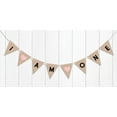 thumbnail image 5 of Inkdotpot Ready To Hang I Am One Rustic Kraft Bunting Pre Strung Kids Birthday Decoration Pennant Bunting Banner Flags Party Supplies, 5 of 8