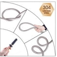 thumbnail image 2 of 25' 304 Stainless Steel Garden Hose, Lightweight Metal Hose with Free Nozzle, Guaranteed Flexible and Kink Free, 2 of 6