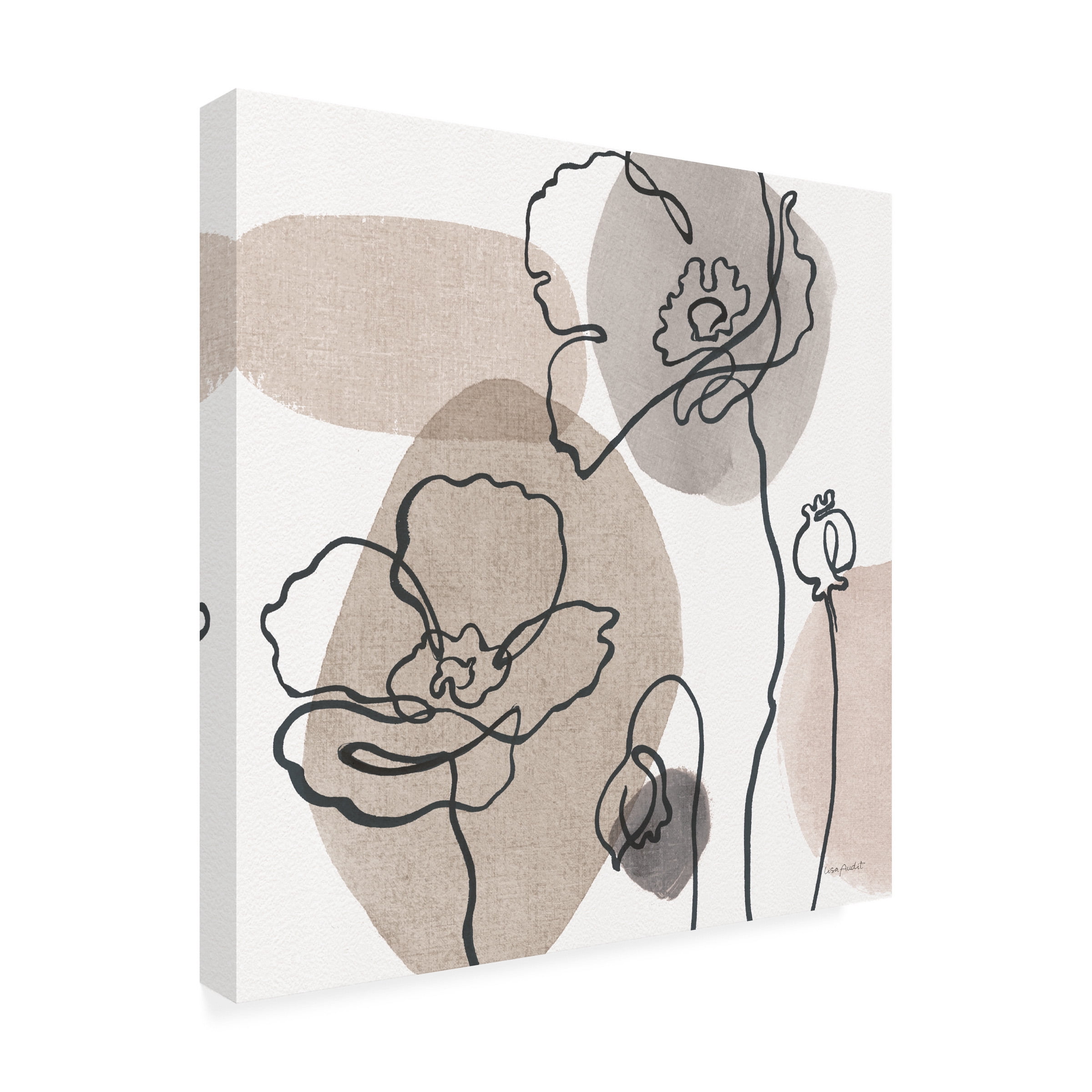 Lisa Audit 'Think Neutral 03' Canvas Art