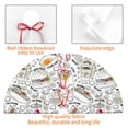 thumbnail image 4 of Lsque Fastfood 2 Print Christmas Tree Skirt, Tree Skirt with Ties or Velcro, Perfect for Holiday Decorations, Halloween, and New Year-48", 4 of 7