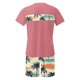 thumbnail image 3 of Blusa de Manga Corta Cuello Redondo Impresión Deportiva Camisa de Ajuste Delgado Poliéster Elástico Cintura Superior para los Hombres, Blusa Casual para el Uso Diario de Verano, 3 of 5