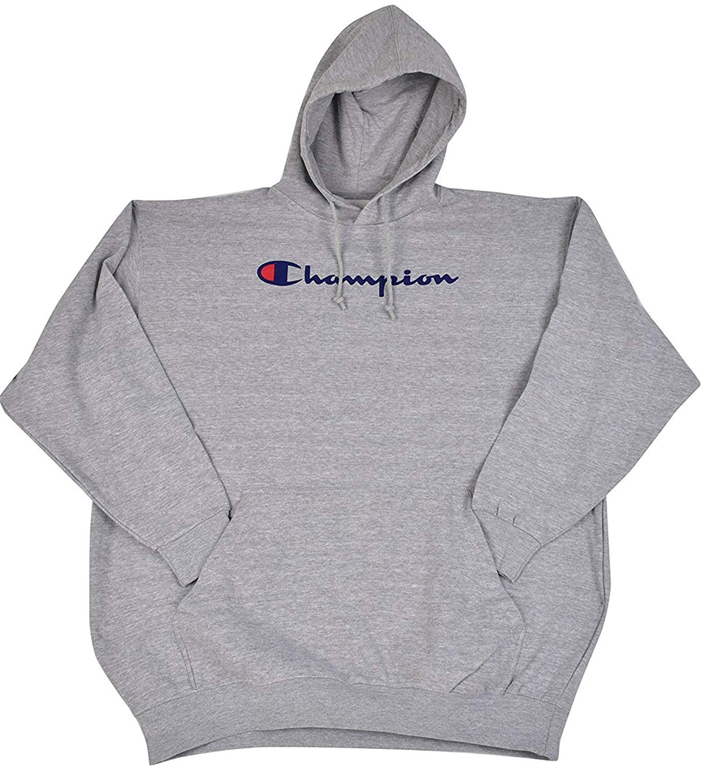 men's champion logo pullover hoodie