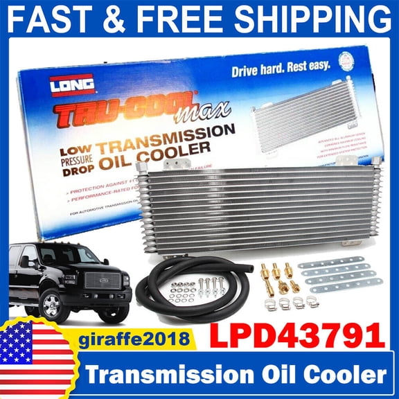 Transmission Oil Cooler Low Pressure Drop Max 40,000 GVW TruCool LPD47391 √√√