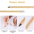 thumbnail image 2 of LAICAIW 6 PCS Inkless Pencil, Infinity Pencil, Everlasting Pencil with Rubbers on The End, Erasable Portable Pencil, Technology Unlimited Eternal Pencil for Writing, Drawing, Students Home Office Sc, 2 of 7