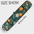 thumbnail image 3 of Yayeee Double Oven Mitt Kitchen Heat Resistant Baking 35" x7" Quilted Glove, Floral Orange Pattern, 3 of 6