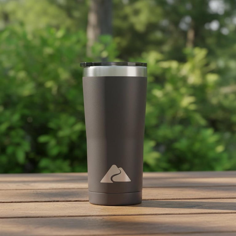 3 pack) Ozark Trail 22 oz Stainless Steel Insulated Tumbler, Black