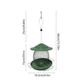 thumbnail image 3 of Danhjin Bird Feeder for Outdoors, Weight Activated Squirrel Proof Hanging Feeder Adjustable Garden, 3 of 6