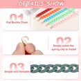 thumbnail image 3 of Uxcell Acrylic Purse Strap, 35.4 Inch Matte Bag Chain Shoulder Purse Clutches Strap Replacement Bag Chain with Buckle for Handbag, Shoulder Bag Crossbody, Pure Blue, 3 of 7