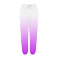 thumbnail image 3 of MIASHUI Girls Jogging Sweatpants Kids Drawstring Elastic Waist Pants Gradient Trousers,Purple,4-5 Years, 3 of 5