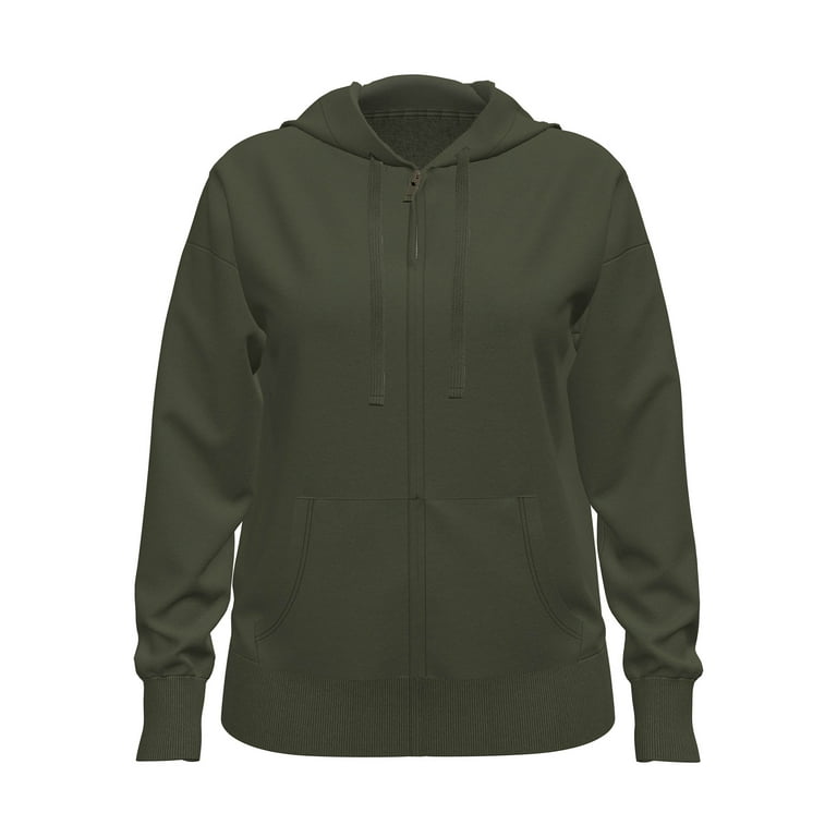 DYM Athletics Cozy Up Funnel Neck 1/2 Zip Hoodie Ocean Green / XL