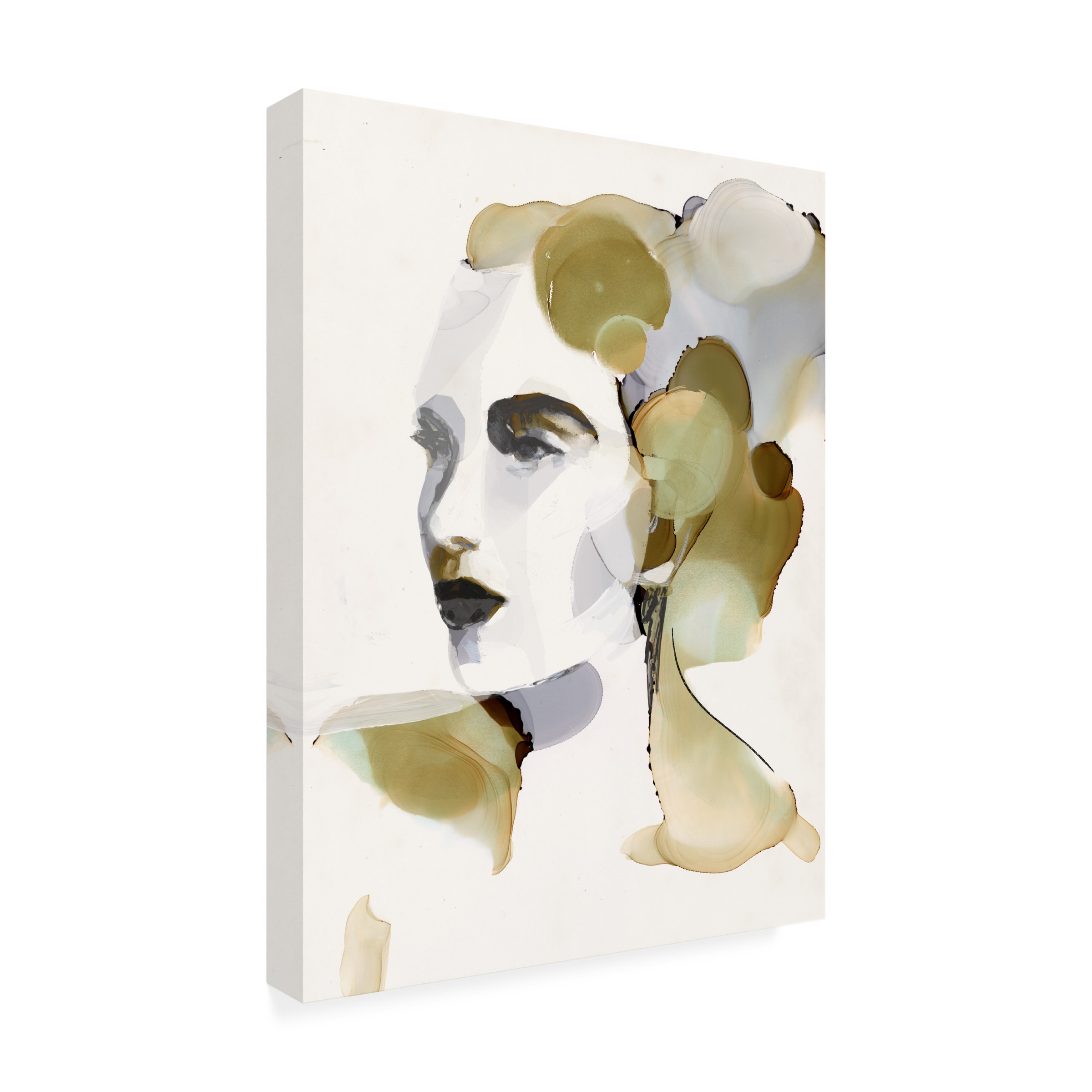 Victoria Borges 'Organic Portrait I' Canvas Art