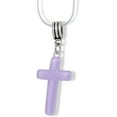 thumbnail image 3 of Emerald Park Jewelry Cross Plastic Charm Snake Chain Necklace, 3 of 8