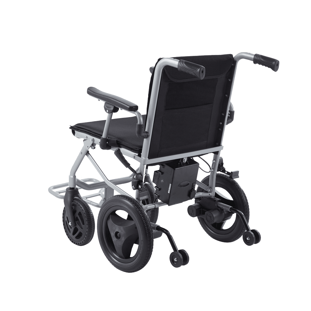 Rubicon Lightest, (only 30lbs) Foldable Electric Wheelchair, Travel Size, User-Friendly.