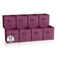 thumbnail image 1 of Sorbus Cubos de Almacenamiento de Tela Plegables de 13 Pulgadas, 8 Cestas Plegables para Organizar Armarios, Estantes, Ropa, Juguetes, Libros, Morado, 1 of 7