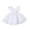 E195-White, variant on Girls Summer Sleeveless Ruffled Dress Lightweight Round Neck Casual Soft Daily Versatile Sundress for 0-4 Years