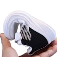 thumbnail image 4 of LTTVQM Toddler Sneakers Wide Toe Box Orthopedic Athletic Running Shoes Breathable Mesh Lightweight Breathable Non-Slip Lace Up School Walking Footwear with Adjustable Snap White 12 Little Kid, 4 of 5
