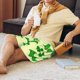 thumbnail image 5 of Balery St. Patrick's Day Pantalones cortos de pijama de punto de algodón para hombre con cinturilla y bolsillos-Large, 5 of 6