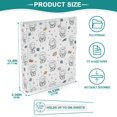 thumbnail image 3 of Three Ring Binder Cute Cartoon Cat 1.5 Inch Round Binder D-Rings for Office Supplies and More, 3 of 10
