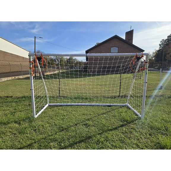 Vallerta® Portable Soccer Goal with Corner Pocket Target for Training. Includes Carry Bag. Youth Regulation Sizes for Kids and Adults, Outdoor/Indoor (7x5)