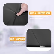 FDW 4'x10'x2 New Folding Panel Gymnastics Mat, Perfect for Indoor/Outdoor Exercise(Black)