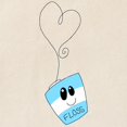 thumbnail image 2 of CafePress - Love Floss Tote Bag - Unisex Canvas Tote Bag, Beige, 1-Piece, 2 of 7