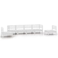 thumbnail image 2 of vidaXL 6 Piece Garden Lounge Set White Solid Pinewood, 2 of 11