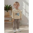 thumbnail image 6 of BemeyourBBs Baby Boy Thanksgiving Outfit Turkey Long Sleeve Sweatshirt Plaid Pants, 6 of 9
