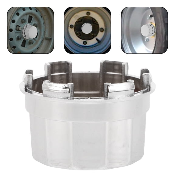 IFANLANDOR Silver Dustproof Nut Cap for Vehicle Maintenance 1Pcs