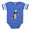 Royal Blue, variant on CafePress - Havanese Party - Cute Infant Baby Football Bodysuit