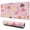 Ballet Princess Pattern, variant on Long Mouse Pads for Desk,Ballet Princess Girls Pattern Desk Mats on Top Of Desks, Desk Mouse Pad Extra Large with 3mm Non-Slip Base and Stitched Edge for Gaming,Office,Work,Home 31.5"x11.8"