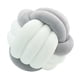 thumbnail image 1 of Nudo Almohada Bola Gruesa Cómoda Almohadas Anudadas Para Sala De Estar Hogar Sofá Gris Y Blanco, 1 of 9