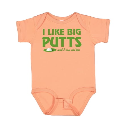

Inktastic I Like Big Putts Gift Baby Boy or Baby Girl Bodysuit