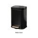 thumbnail image 3 of Bote de Basura Elegante Inteprter Cubo de Basura para Baño y Cocina Negro, 3 of 6