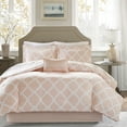 thumbnail image 2 of Home Essence Becker Reversible Bed in a Bag Bedding Set, Peach, Queen, 2 of 13
