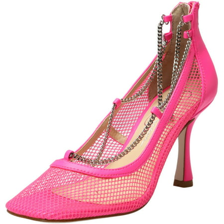 Jessica Simpson Women's Orlanda Neon Pink Ankle-High Pump - 5.5 M