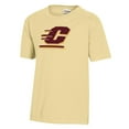 thumbnail image 2 of Youth  Gold Central Michigan Chippewas Logo Comfort Wash T-Shirt, 2 of 3