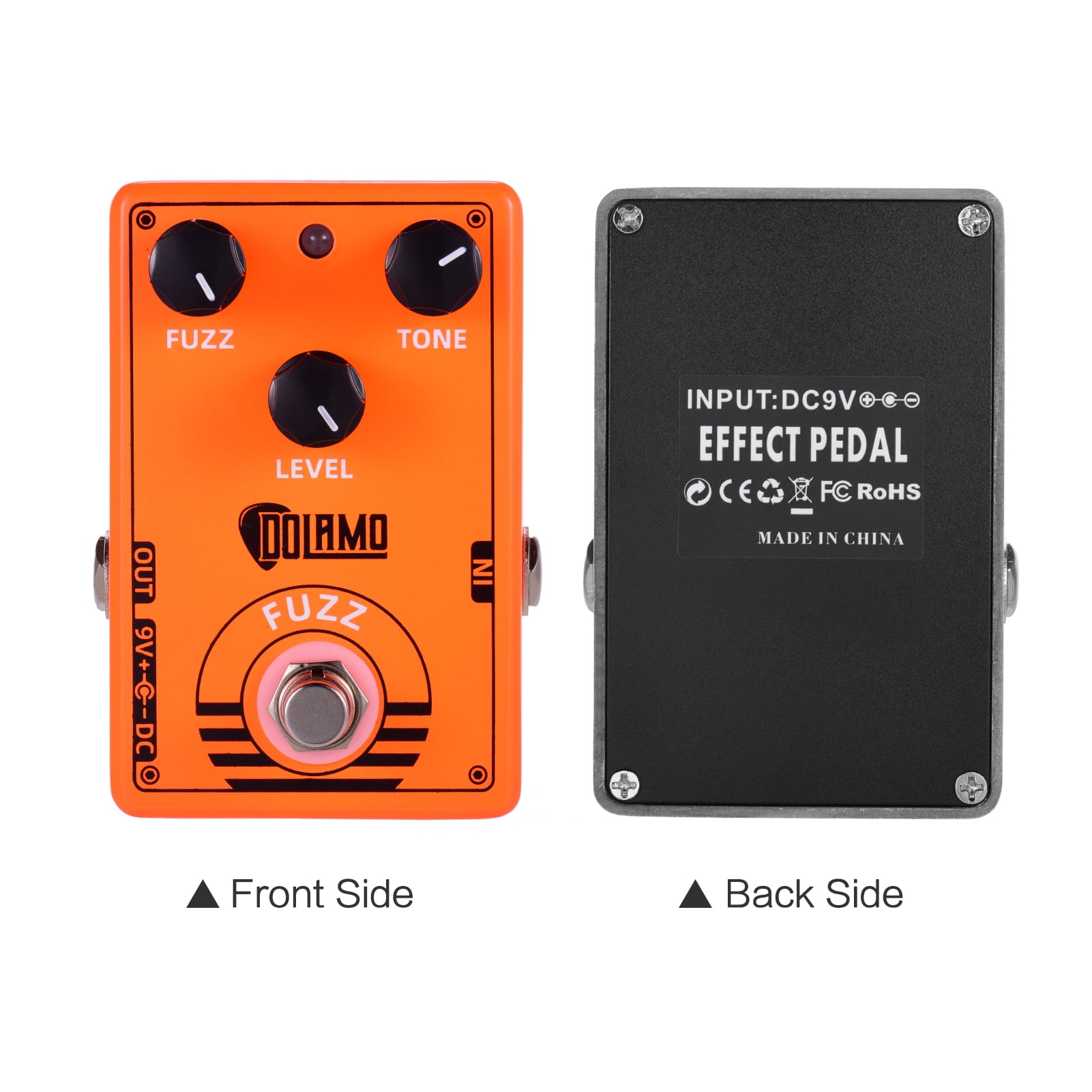 Dolamo Fuzz Guitar Pedal D-2 with True Bypass for Electric Guitar