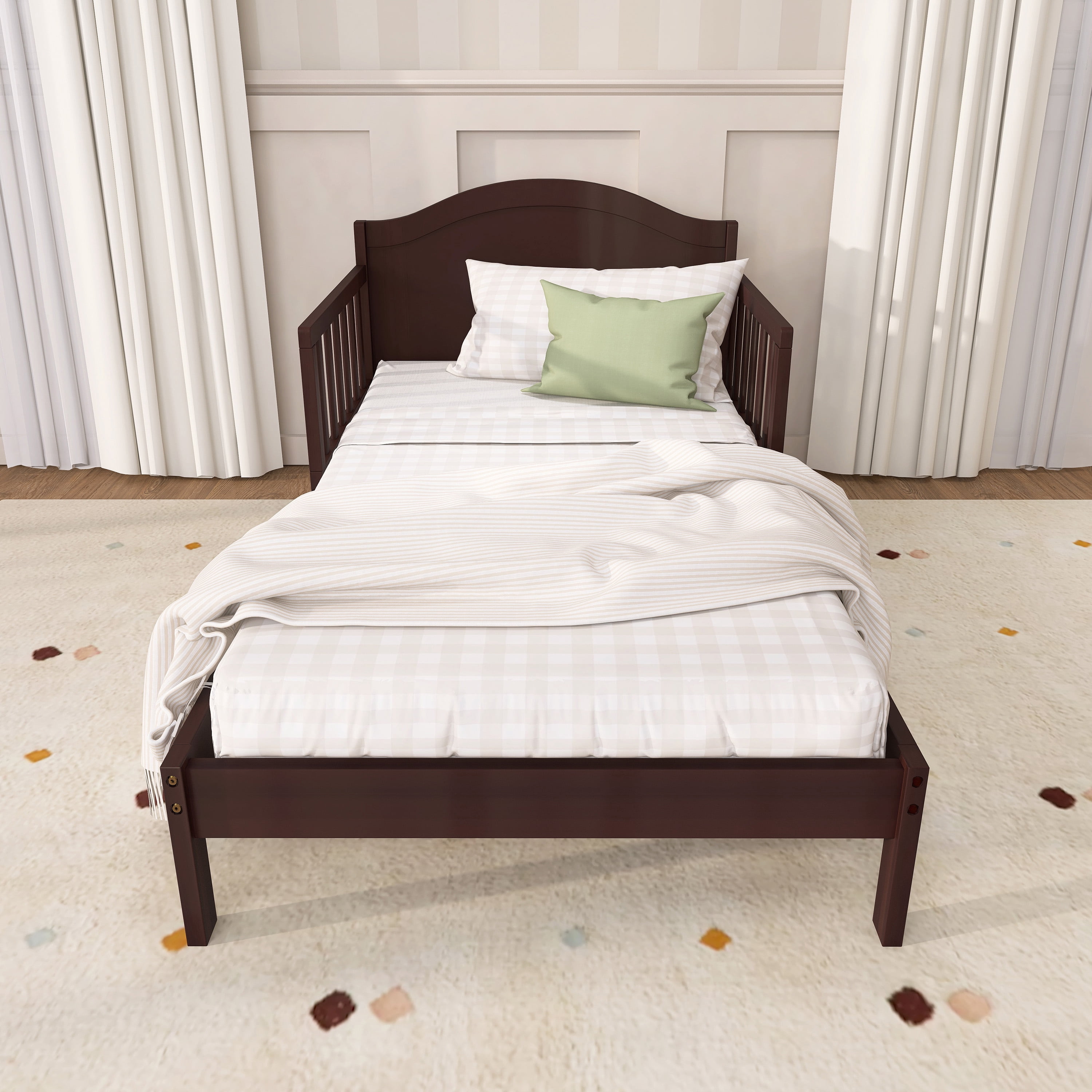 Dream On Me Sydney Toddler Bed, Espresso