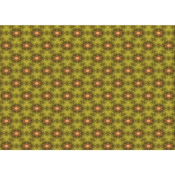 Ahgly Company Indoor Rectangle Patterned Dark Bronze Brown Area Rugs, 8' x 10'