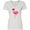 AA-White, variant on Inktastic Pink Flamingo Women's V-Neck T-Shirt