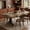 Natural, variant on 71-Inch Dining Table with 2 Drawers,Rectangular Dining Table for 6-8 with Double Pedestal & Sturdy Frame, Industrial Wooden Kitchen Table with Large Tabletop, for Dinner, Rustic Black
