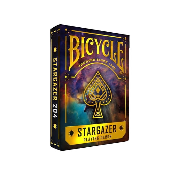 Bicycle Stargazer 204 Playing Cards – Premium Cosmic‑Themed Poker‑Size Deck of Cards with Air‑Cushion Finish, Collectible Space Galaxy Design for Cardistry, Magic Tricks, and Game Night